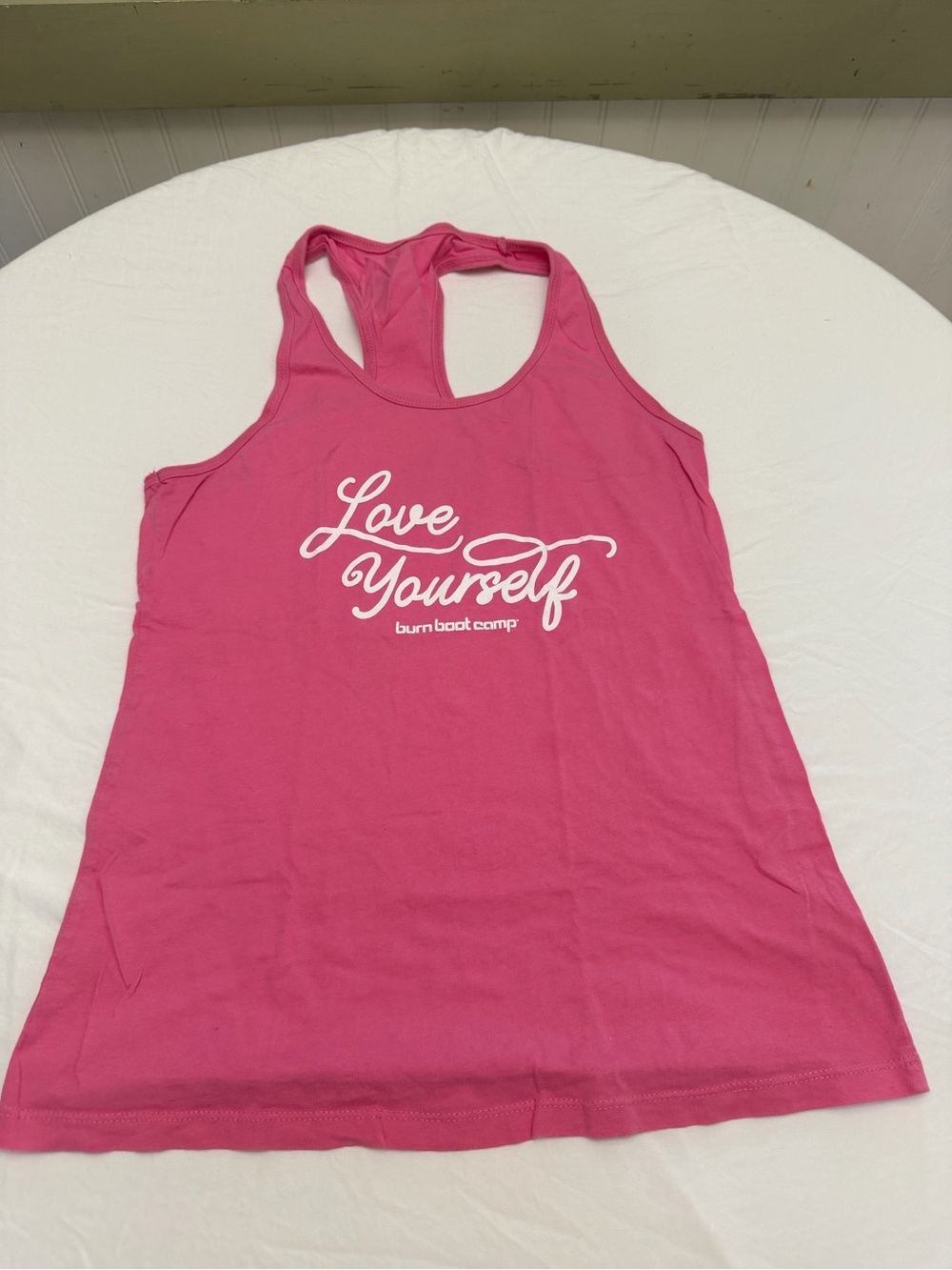 Burn Boot Camp 'Love Yourself' Pink Racerback Tank